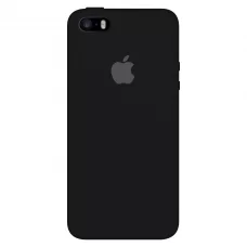 Силиконовый чехол Apple Silicone Case Black для iPhone 5/5s/SE